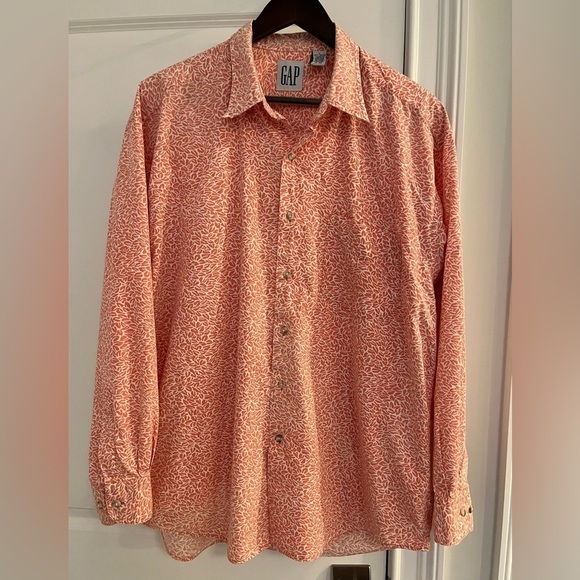 Other - GAP men’s 100% cotton long sleeve button up shirt Sz. L